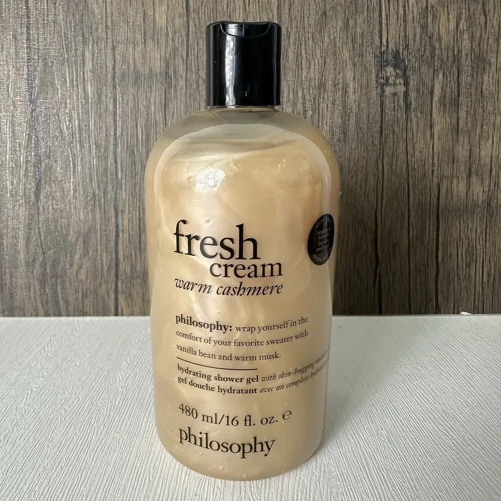 Philosophy Fresh Cream Warm Cashmere Shampoo 16oz Hydrating Shower Gel NEW